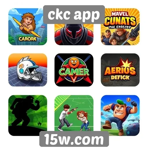 Exploração dos jogos disponíveis no ckc app