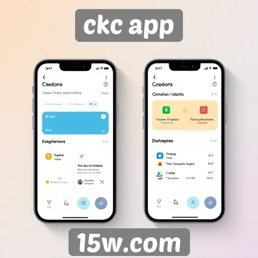 Análise da interface do usuário do ckc app